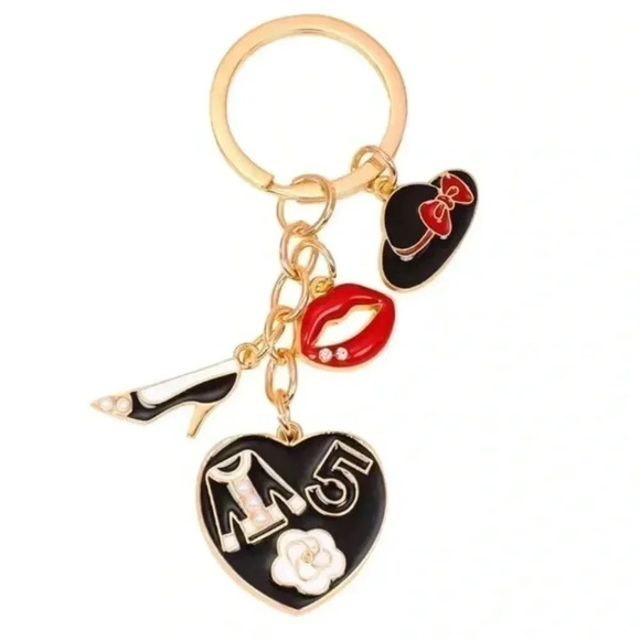 2 LEFT! Cute High Heel Lips No.5 Keychain - Picture 4 of 4